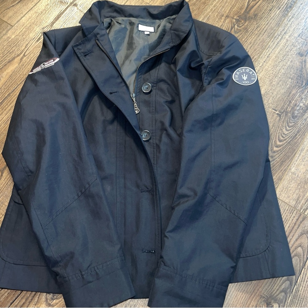 Maserati officials jacket Italy pebble beach 2014 vintage xxl navy